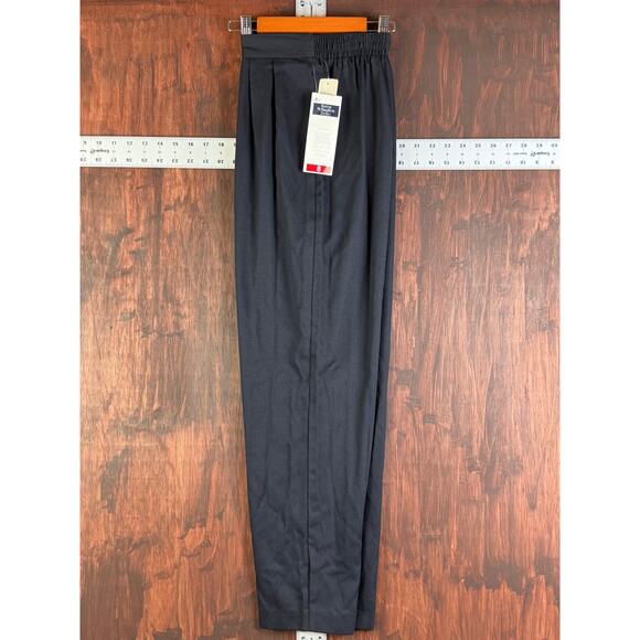 Norton Mcnaughton Petite Dress Pants Black Womens 8 Vintage Made In USA NEW‎ NWT - Picture 2 of 8